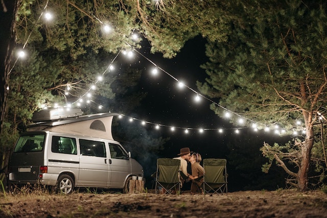 Camping romantic