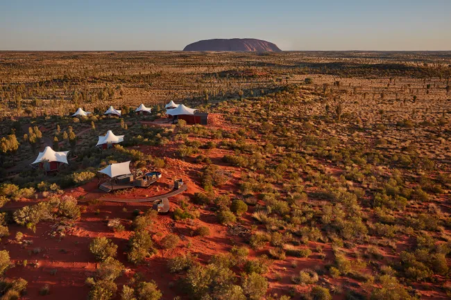 Glamping in the Red Centre