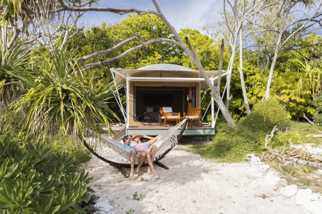 Glamping on the Great Barrier Reef