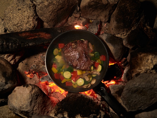 Grilled Steak and Vegetables