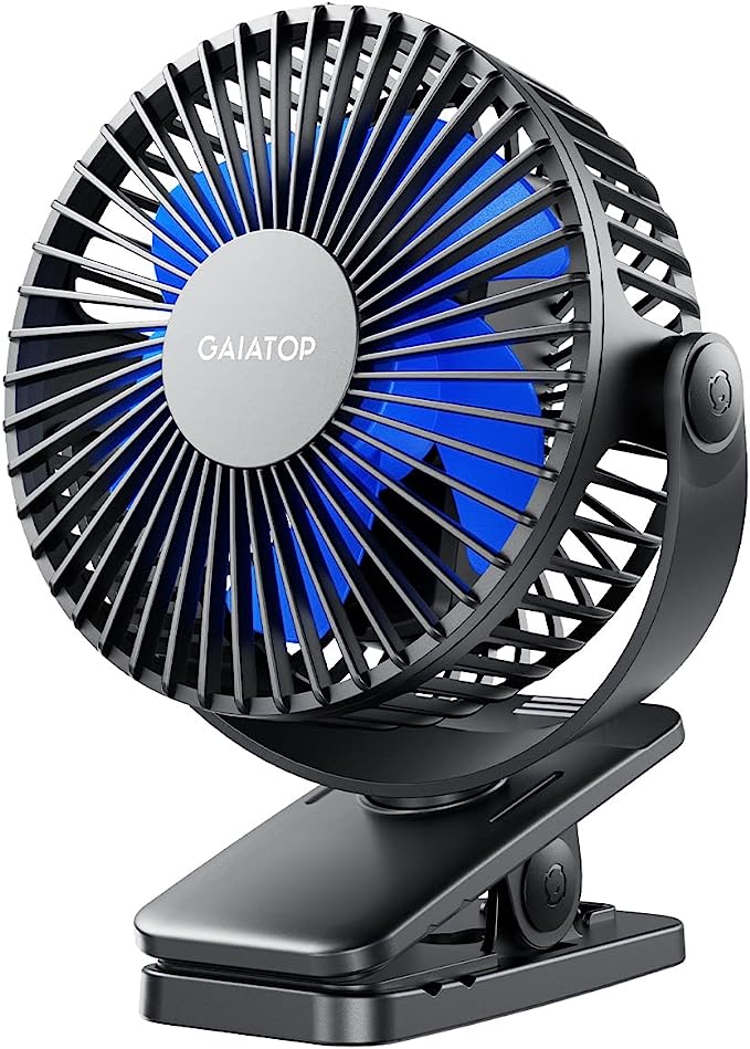 Gaiatop Portable Clip on Fan Battery Operated