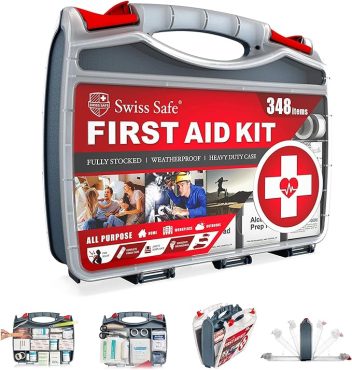 Swiss Safe 2-in-1 Hardcase First Aid Kit