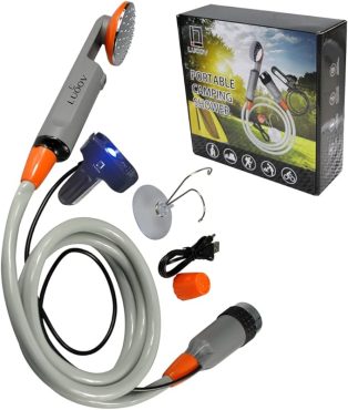 LUOOV [Upgraded] Portable Camping Shower