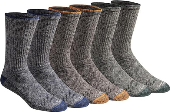 Dickies Men's Dri-tech Moisture Control Crew Socks